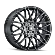 18x8 Touren TR78 Brushed Matte Black W/Dark Tint Wheel 5x100 (40mm) (for: Audi)