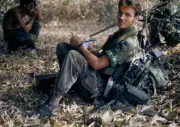 Vietnam War Photo -- 1st Air Cavalry - Writing Home