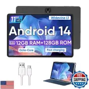WXUNJA Android 14 Tablet 11 Inch Tablets, Octa Core Unisoc T606 Android Table