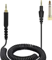 TENNMAK Audio DJ Coil Cable Compatible with Pioneer HDJ-X5 / X7 / S7 / CUE1 Headphone Extended Spring DJ Wire
