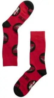 Essendon Bombers AFL Adults Logo Dots Socks