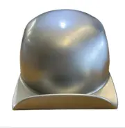 Custom Metallic Silver 2.0 Mikes ProLid novelty helmet