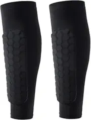 Honeycomb Shin Guards | Soccer Shin Guards Honeycomb | Honeycomb Foam Shin Pads, Breathable Shin Splint Support, Shin Guard Socks, Calf Protective Gear for Soccer, Kids, Basketball, Youth Adults