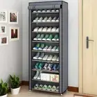9 Tier Shoe Rack Portable Storage Cabinet Organiser Wardrobe Dust-Proof Rack AUS