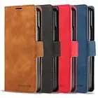 Card Holder Kickstand Shockproof Flip Wallet Case for Samsung Galaxy Fold 6/5/4