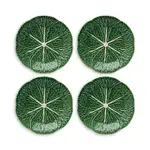 Bordallo Pinheiro Cabbage Dessert Plate, Set of 4
