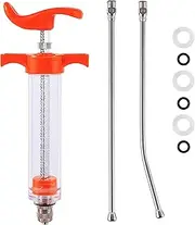 20ML Syringe Goat Drencher with Adjustable Dose Nut and Feeding Nozzle Goat Syringe for Goat, Horse, Sheep, Dog, Pig, Cattle, Pet Dog or Cat