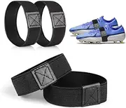 4 Pairs of Shoelaces Fixing Strap for Football Boots Against Loosening Bows, Shoelaces Fixing Band Football, Shoelaces Holder Football, Tear-Resistant Fixation Made from Sustainable RPET,