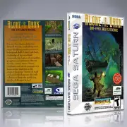 Sega Saturn Custom Case - NO GAME - Alone in the Dark
