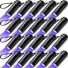 20 Pcs UV Handheld Blacklight Flashlights, Portable Black Light 9 LED Mini Li...