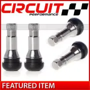 4 Circuit Performance TR413 Short Chrome Sleeve Snap-In Valve Stems Fits Subaru