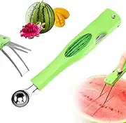 Fruit Baller Scoop - Watermelon Slicer Cutter | Portable Kitchen Carving Cookie Baking Device for Meal-Prep Dessert Salad Restaurant Party Catering Bakery