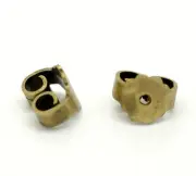 Sexy Sparkles 20 Pcs Antique Bronze Earnut Clutch Earring 6mm