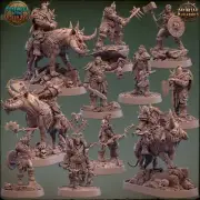 Barbarians - Sentinels of the Eastern Peaks - 11 Piece Compete Set | DnD