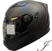 在飛比找Yahoo!奇摩拍賣優惠-《JAP》瑞獅 ZEUS 813 素色 平光黑 全罩安全帽 