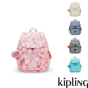 Kipling『猴子包』拉鍊掀蓋後背包-CITY PACK S(多款任選)