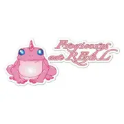 Frogicorns Unicorns Real, Vinyl Decal Sticker, Indoor Outdoor, 3 Sizes, #8255