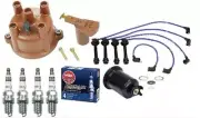 Toyota Corolla GTS 4AGE Tune-Up Cap-Rotor-NGK Wires-Iridium Spark Plugs Kit (for: Toyota)