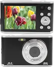 Digital Camera, Autofocus 48MP 4K 1080P 2.8 Inch IPS Compact Camera, Digital Travel Video Vlogging Camera with 16X Zoom, Kid Student Children Teen Girl Boy (Black)