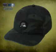 New Quiksilver Washers Camo Relaxed Dad Fit Mens Snapback Hat Cap