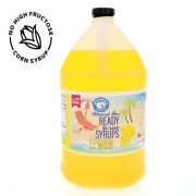 Hypothermias LEMON Flavor Syrup Snow Cone machine Shaved Ice Syrup GALLON