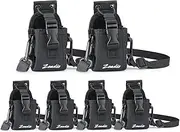 Zeadio Multi-Function Pouch Case Holder for GPS Phone Two Way Radio (ZNC-B, Pack of 6)