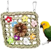 Bird Toys for Parakeets, Colorful Bird Foraging Toys, Patio, Lawn & Garden Supplies for Cage Playground Standing Outdoor Aviary Home Patio Lawn Garden