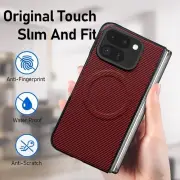 Carbon Fiber Phone Case Shell Protective Cover For Google Pixel 9 Pro Fold 2024