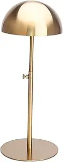 STARTIST Adjustable Height Hat Holder, Hat Display Stand, Jewelry Freestanding Dome Shape Sturdy Wig Stand Holder Hat Stand for Styling Malls Tabletop, Gold