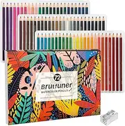 [LBW] Watercolor Pencils, Set of 72 Professional Colored Pencils Premium Soft Core for Adults Kids Beginners Blending Sketching Shading