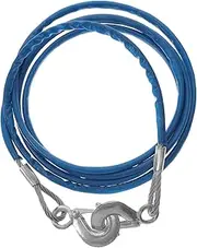 HEALEEP 1pc Heavy Duty Tow Cable with Hooks Emergency Pulling Rope for Safe Vehicle Traction Durable Trailer Rope with High Toughness and Vibration Reduction
