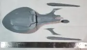 1/2500 scale Odyssey class Enterprise Star Trek 3d printed resin model w DECALS