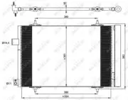 RTG Air Conditioning Condenser Fits Citroen C5 Peugeot 508 SW 407 2.0 HDi