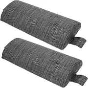 GAROZATION 2pcs Headrest Pillow for Lounge Chairs Removable Neck Support Cushion for Beach Chairs Lightweight Portable Pillow for Outdoor Relaxation and Napping