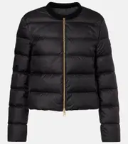 [Moncler] Moncler Cropped down jacket UK 18 black