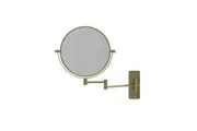 Thermogroup Ablaze Magnifying Mirror Non Lit Wall Mount x5 Brushed Brass R16SMBB
