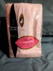 Vintage Penny's Percale Pink Pillow Cases NOS 42x 38 1/2” 100% Cotton pkg of 2