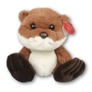 Aurora Taddle Toes Brown Chit Chat OTTER 10" Stuffed Animal Plush - NEW