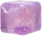 NeeDoh Nice Cube Glitter & Glow, Squishy Sensory Stress Relief Fidget Toy, Calming Cube for Kids and Teens, Assorted Colours, Satisfying Tactile Play, Suitable for Ages 3 and Up