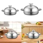 Flying Saucer Steaming Plate Sturdy Steaming Pot for Seafood Eggs Vegetables