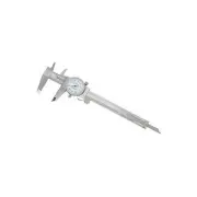 Abs Import Tools 4100-0202 Import Precision Dial Caliper With White Dial, 6"