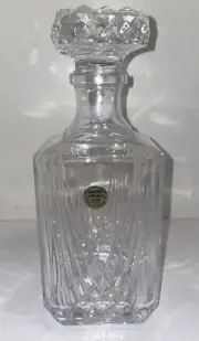 Cristal D'Arques - France - 24% Lead Crystal De Plomb Liquor Decanter W/sticker