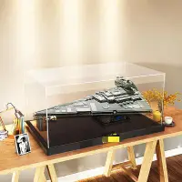 在飛比找Yahoo!奇摩拍賣優惠-川帝亞克力展示盒75252星球大戰帝國殲星艦模型有機玻璃透明