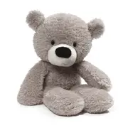 GUND - Fuzzy Bear Grey 34cm - Kids Soft Toy Teddy Bears