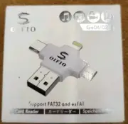 OIFIO Lightening + USB Mobile Card Reader Support FAT32 and exFAT 4 in 1 card Re