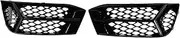 Car Front Bumper Fog Light Grille HONEYCOMB HEX Fog Lamp Grill Cover Compatible For Audi A3 2017 2018 2019 2020 Car Accessories