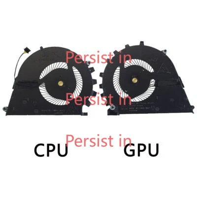 For HP ZBook Studio 15" G3 G4 CPU & GPU Cooling Fan 840960-001 / 922945-001