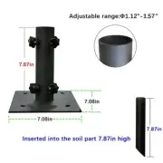 Premium Outdoor Umbrella Stand with Ground Spike Robust and Dependable