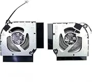BestParts New Genuine CPU+GPU Fan Replacement for ACER Nitro 17 (AN17-51) Series, P/N: 23.QJLN7.004 23.QJLN7.005, 12V Fan