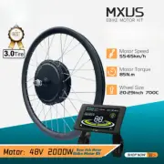 48V 2000W MTB E-Bike Conversion Kit 20-29'' 700C 3 Tire Brushless Rear Rotate